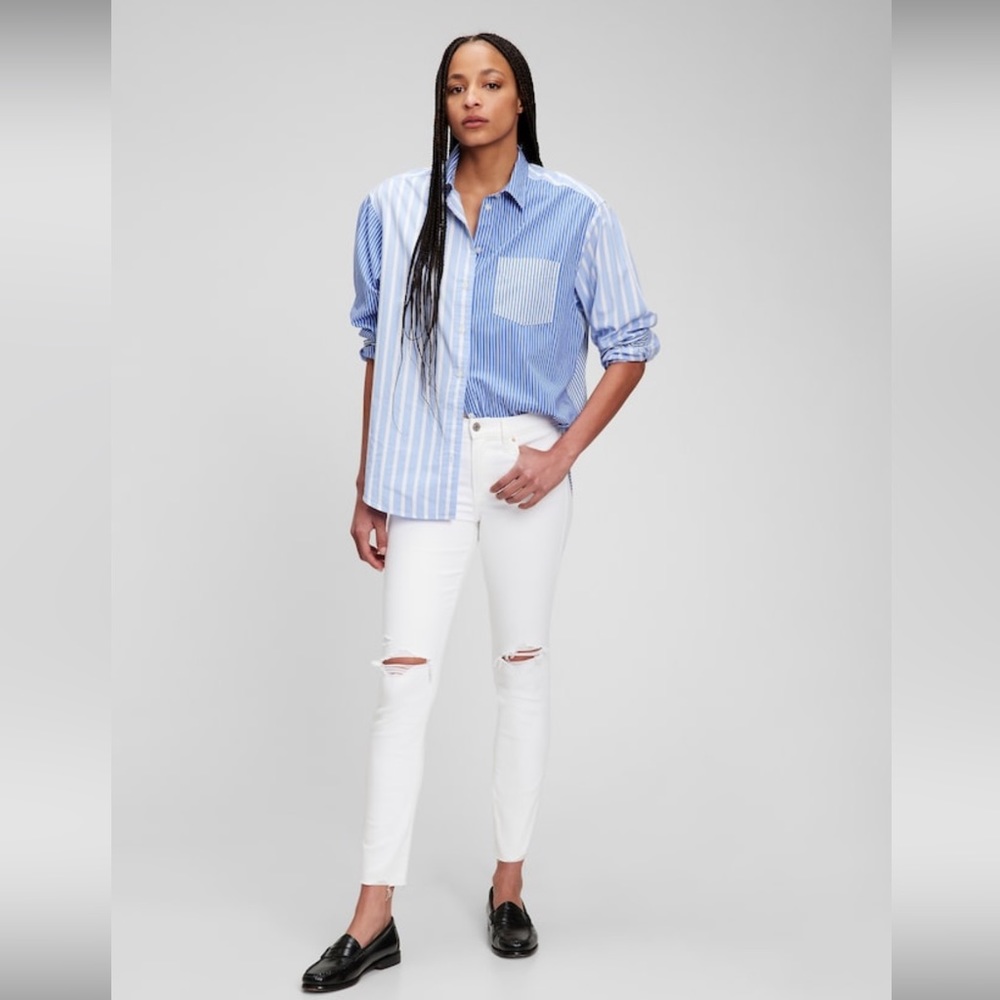 Gap White Skinny Jeans (TALL)